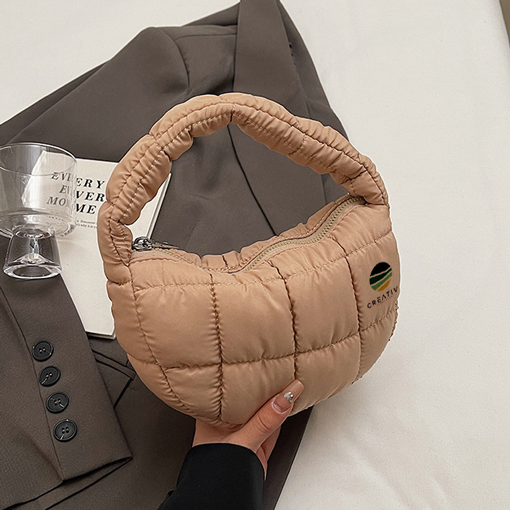 客製印刷圖案 羽絨手提包製作