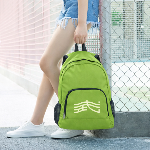 簡約背包訂製LOGO 輕巧便攜可折疊的後背包