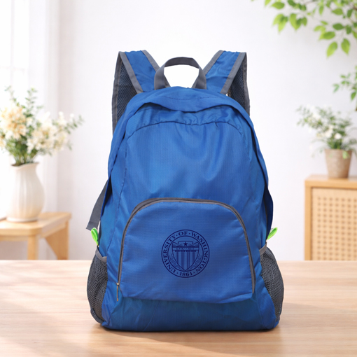 簡約背包訂製LOGO 輕巧便攜可折疊的後背包