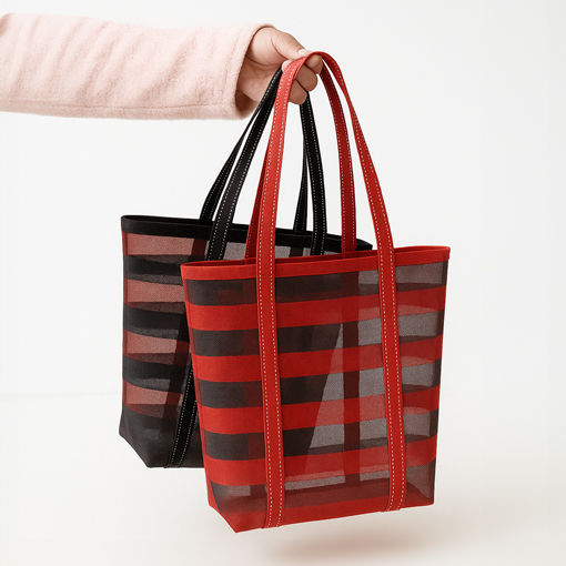 茄芷袋口復古銅釦 經典台味購物袋客製