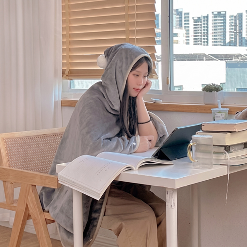 連帽辦公冷氣毯 上班族必備小物 各種外型皆能製作，毯子顏色圖案100%客製化