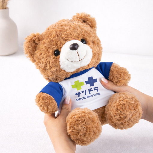 來圖馬上客製企業專屬絨毛玩偶 彩印圖案+圓領上衣 來圖馬上客製企業專屬絨毛玩偶 彩印圖案+圓領上衣