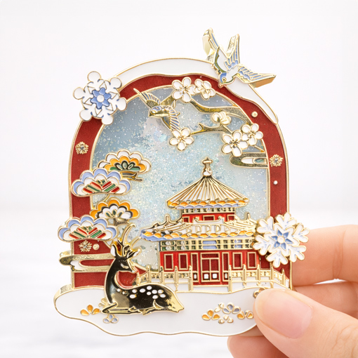 金屬工廠直營 專業客製造型冰箱磁鐵 流沙+旋轉設計 金屬工廠直營 專業客製造型冰箱磁鐵 流沙+旋轉設計