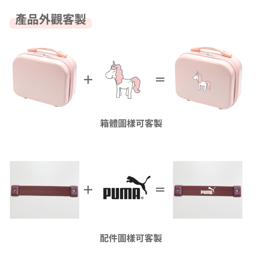 實用外型兼具品牌識別的訂製款迷你行李箱 實用外型兼具品牌識別的訂製款迷你行李箱
