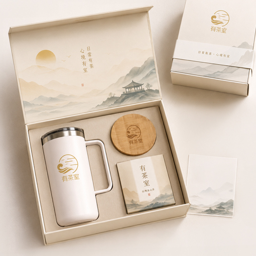 客製品牌保溫杯 搭配禮盒客製也沒問題 